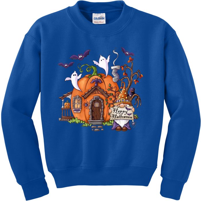 Pumpkin Gnomes Fall Autumn Cute Halloween Thanksgiving Tee Gift Kids Sweatshirt