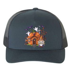 Pumpkin Gnomes Fall Autumn Cute Halloween Thanksgiving Tee Gift Yupoong Adult 5-Panel Trucker Hat