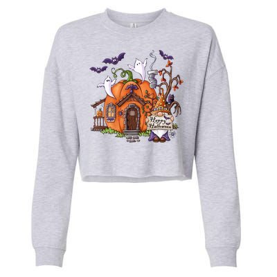 Pumpkin Gnomes Fall Autumn Cute Halloween Thanksgiving Tee Gift Cropped Pullover Crew