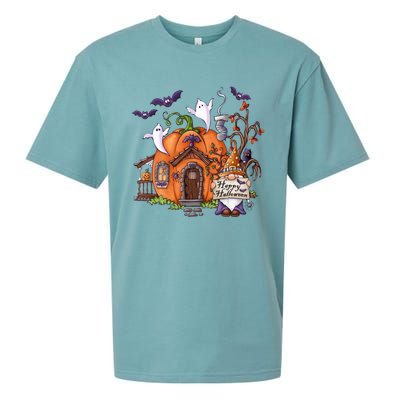 Pumpkin Gnomes Fall Autumn Cute Halloween Thanksgiving Tee Gift Sueded Cloud Jersey T-Shirt