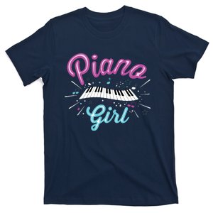 Piano Girl Funny Pianist Music Keyboardist Musician Outfit T-Shirt