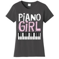 Piano Girl Funny Pianist Music Keyboardist Musician Outfit Women's T-Shirt