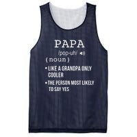 Papa Gift From Grandkids Father's Day Shirt Papa Definition Mesh Reversible Basketball Jersey Tank