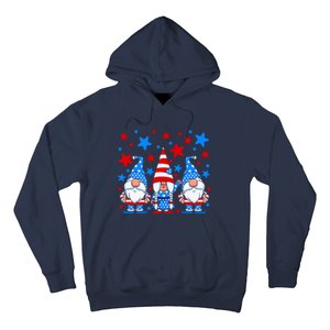 Patriotic Gnomes Fireworks USA Independence Day 4th Of July Gift Hoodie