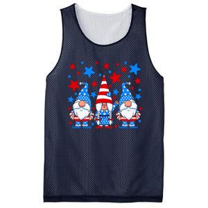 Patriotic Gnomes Fireworks USA Independence Day 4th Of July Gift Mesh Reversible Basketball Jersey Tank