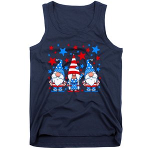 Patriotic Gnomes Fireworks USA Independence Day 4th Of July Gift Tank Top