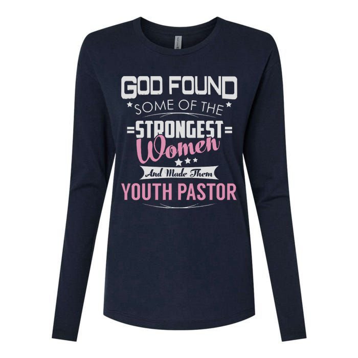 Pastor God Found Strongest Womens Cotton Relaxed Long Sleeve T-Shirt