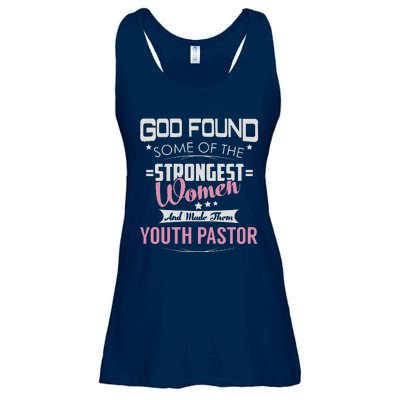 Pastor God Found Strongest Ladies Essential Flowy Tank