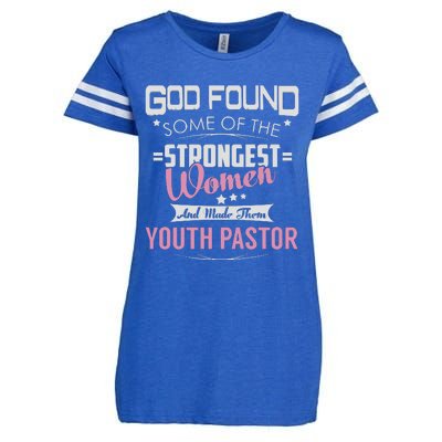 Pastor God Found Strongest Enza Ladies Jersey Football T-Shirt