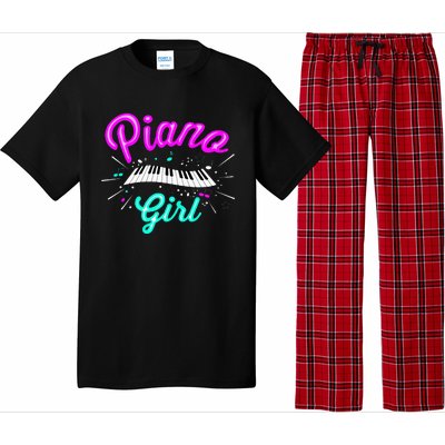 Piano Girl Funny Pianist Music Keyboardist Musician Outfit Pajama Set