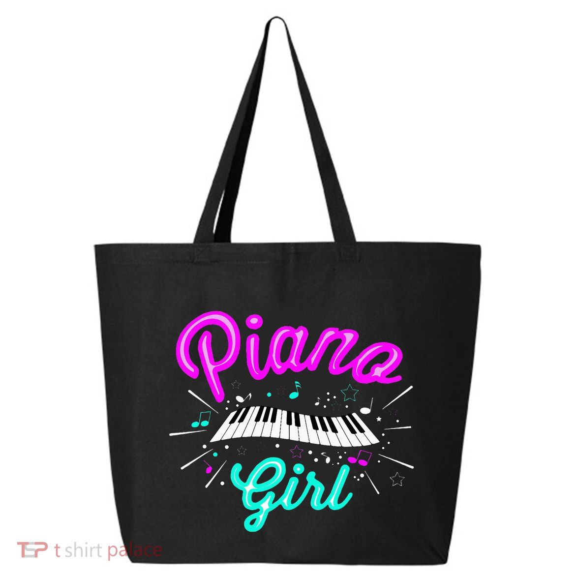 Piano Girl Funny Pianist Music Keyboardist Musician Outfit 25L Jumbo Tote