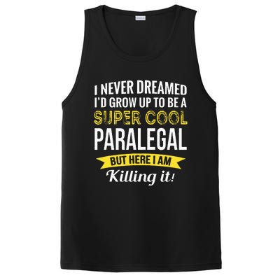 Paralegal Gifts Funny PosiCharge Competitor Tank