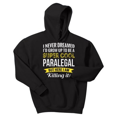 Paralegal Gifts Funny Kids Hoodie