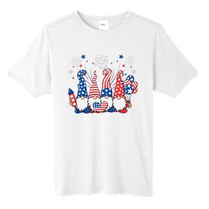 Patriotic Gnomes Fireworks USA Independence Day 4th Of July Tall Fusion ChromaSoft Performance T-Shirt