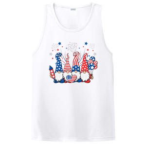 Patriotic Gnomes Fireworks USA Independence Day 4th Of July PosiCharge Competitor Tank