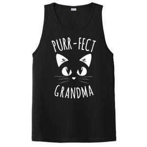 PURRFECT Grandma Fur Mom Cute Cat Lover Animal Gift PosiCharge Competitor Tank