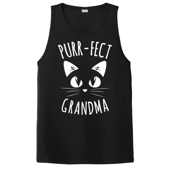 PURRFECT Grandma Fur Mom Cute Cat Lover Animal Gift PosiCharge Competitor Tank