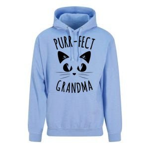 PURRFECT Grandma Fur Mom Cute Cat Lover Animal Gift Unisex Surf Hoodie