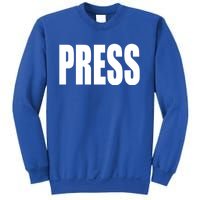 Press Gift For News Journalist Reporter Meaningful Gift Camera Crews Great Gift Sweatshirt