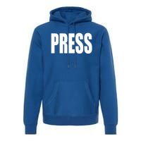 Press Gift For News Journalist Reporter Meaningful Gift Camera Crews Great Gift Premium Hoodie