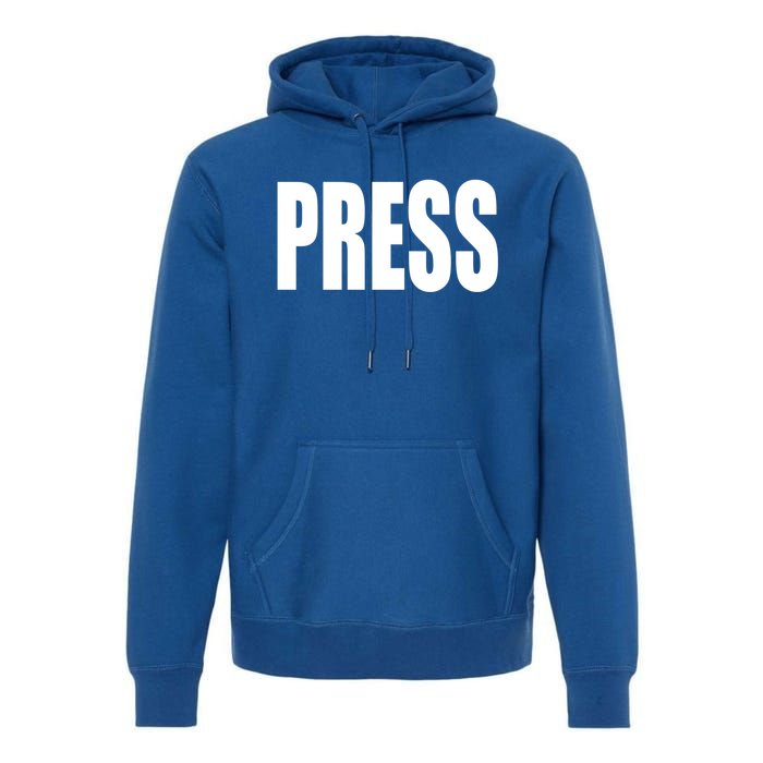 Press Gift For News Journalist Reporter Meaningful Gift Camera Crews Great Gift Premium Hoodie