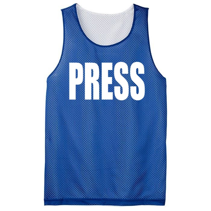 Press Gift For News Journalist Reporter Meaningful Gift Camera Crews Great Gift Mesh Reversible Basketball Jersey Tank