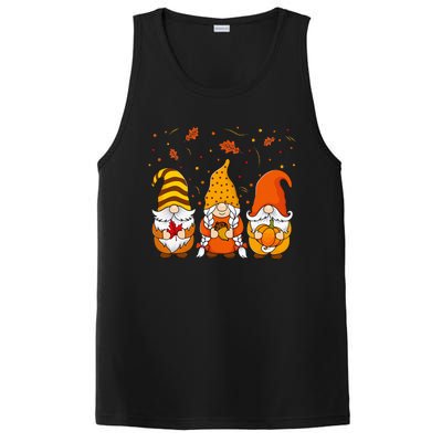 Pumpkin Gnomes Fall Autumn Cute Halloween Thanksgiving PosiCharge Competitor Tank