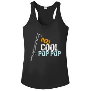 Poppop Gift From Granddaughter Grandson Reel Cool Pop Pop Cute Gift Ladies PosiCharge Competitor Racerback Tank