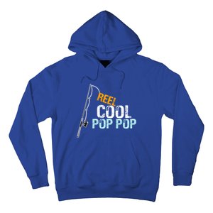 Poppop Gift From Granddaughter Grandson Reel Cool Pop Pop Cute Gift Hoodie