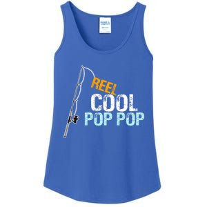 Poppop Gift From Granddaughter Grandson Reel Cool Pop Pop Cute Gift Ladies Essential Tank