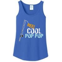 Poppop Gift From Granddaughter Grandson Reel Cool Pop Pop Cute Gift Ladies Essential Tank