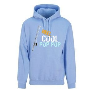 Poppop Gift From Granddaughter Grandson Reel Cool Pop Pop Cute Gift Unisex Surf Hoodie