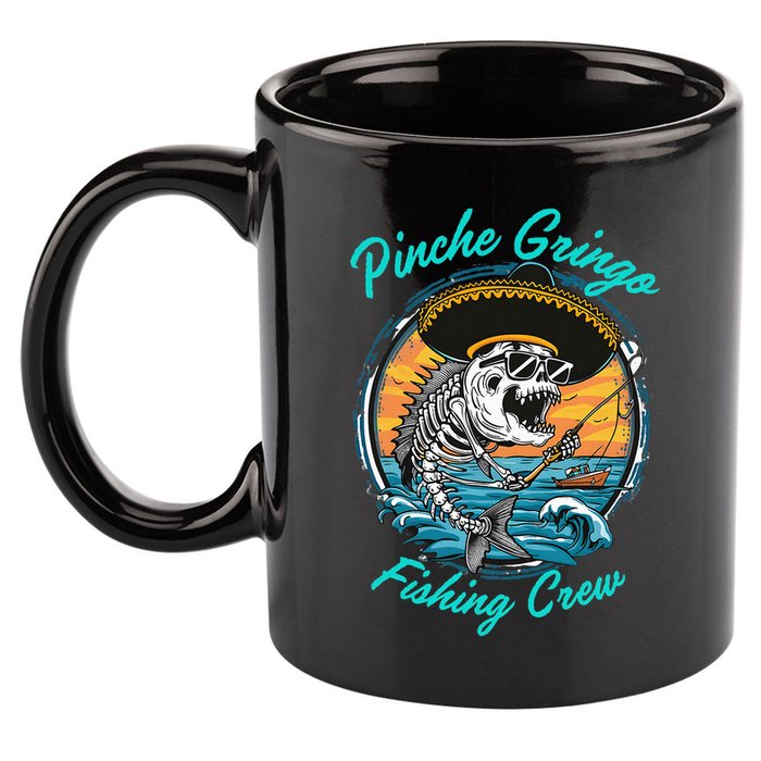 P.I.N.C.H.E G.R.I.N.G.O Fishing Crew 11oz C Handle Ceramic Mug