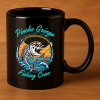 P.I.N.C.H.E G.R.I.N.G.O Fishing Crew 11oz C Handle Ceramic Mug