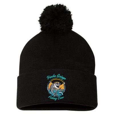 P.I.N.C.H.E G.R.I.N.G.O Fishing Crew Pom Pom 12in Knit Beanie