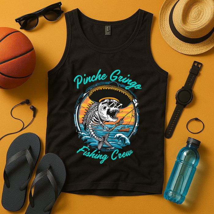 P.I.N.C.H.E G.R.I.N.G.O Fishing Crew Tank Top