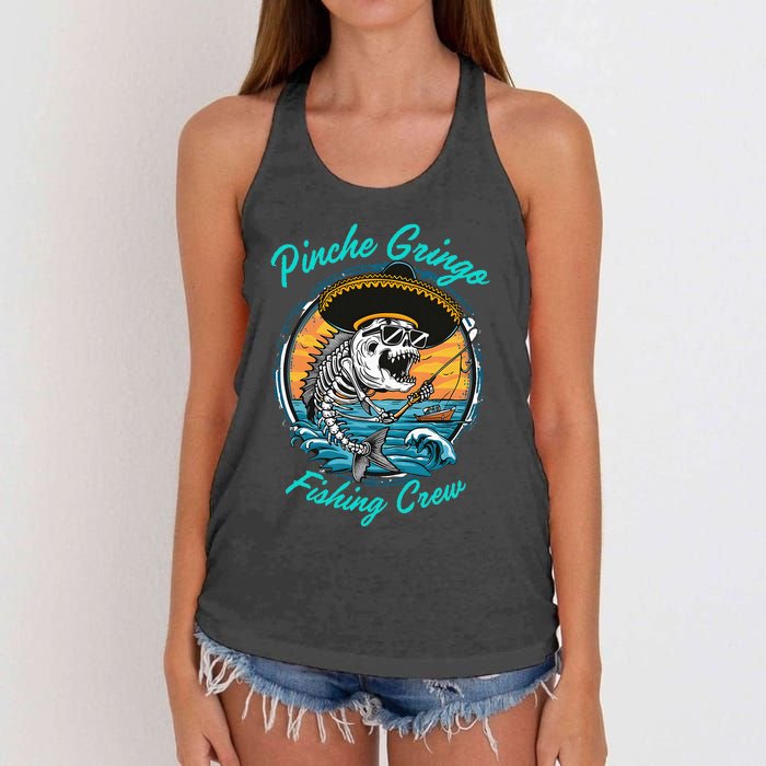 P.I.N.C.H.E G.R.I.N.G.O Fishing Crew Women's Knotted Racerback Tank