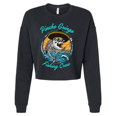 P.I.N.C.H.E G.R.I.N.G.O Fishing Crew Cropped Pullover Crew