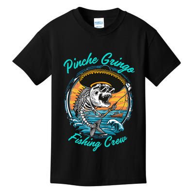 P.I.N.C.H.E G.R.I.N.G.O Fishing Crew Kids T-Shirt
