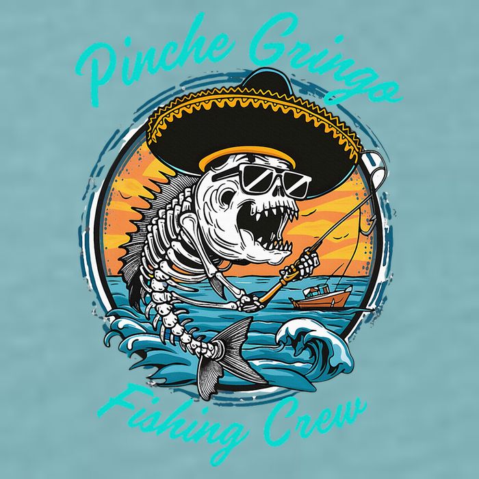 P.I.N.C.H.E G.R.I.N.G.O Fishing Crew Sueded Cloud Jersey T-Shirt