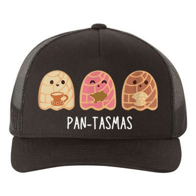 Pantasmas Ghost Funny Spooky Conchas Mexican Ghost Yupoong Adult 5-Panel Trucker Hat