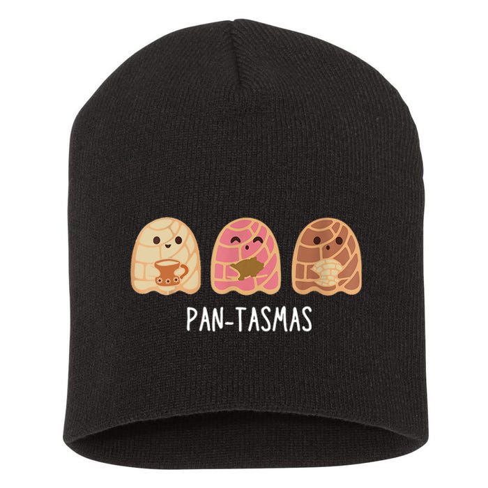 Pantasmas Ghost Funny Spooky Conchas Mexican Ghost Short Acrylic Beanie