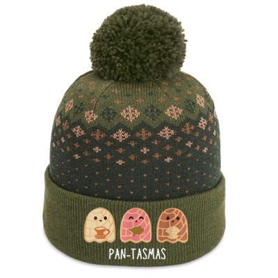 Pantasmas Ghost Funny Spooky Conchas Mexican Ghost The Baniff Cuffed Pom Beanie