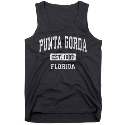 Punta Gorda Florida Fl Vintage Sports Tank Top