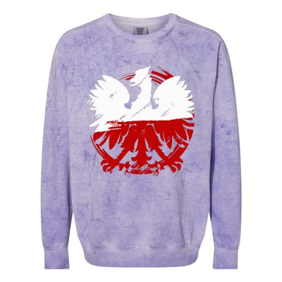 Poland Gift For Polish Poland Polska Krakoau Colorblast Crewneck Sweatshirt