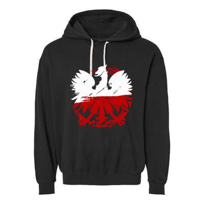 Poland Gift For Polish Poland Polska Krakoau Garment-Dyed Fleece Hoodie