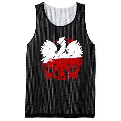 Poland Gift For Polish Poland Polska Krakoau Mesh Reversible Basketball Jersey Tank