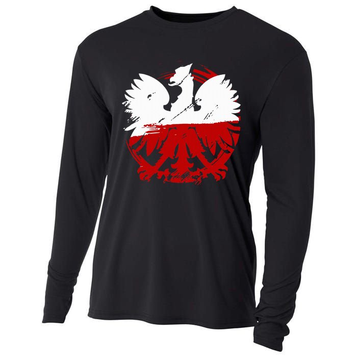 Poland Gift For Polish Poland Polska Krakoau Cooling Performance Long Sleeve Crew