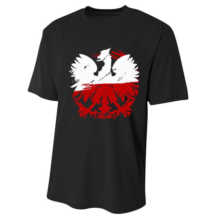 Poland Gift For Polish Poland Polska Krakoau Performance Sprint T-Shirt