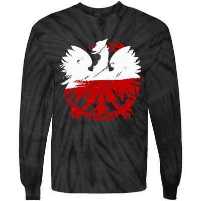 Poland Gift For Polish Poland Polska Krakoau Tie-Dye Long Sleeve Shirt